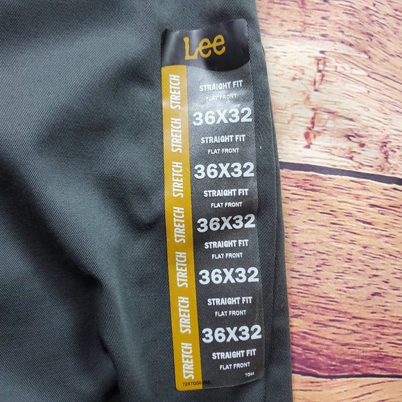 Lee Straight Fit Trouser Dress Pants Size 32 X 32